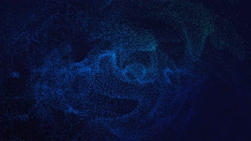 Particle Blue Spread Background