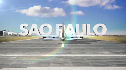Capitais e cidades de pouso de avião comercial São Paulo