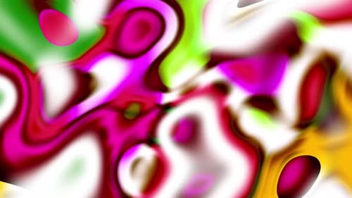 Vibrant Fluid Abstract Color Motion Background