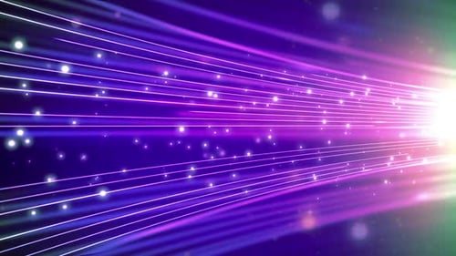 Futuristic Abstract Light Streaks and Particles Background