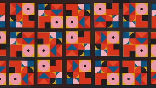 Retro style and motion design