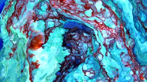 Abstract Organic Cosmic Colorful Texture Background