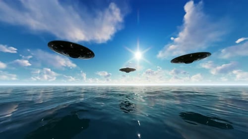 Spaceships On Sea