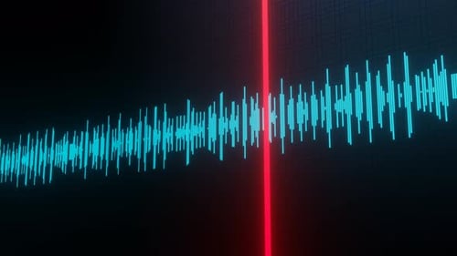 Timeline. Sound wave.