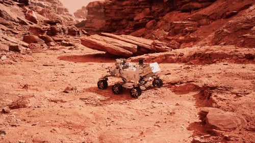 Mars Rover Perseverance Exploring the Red Planet