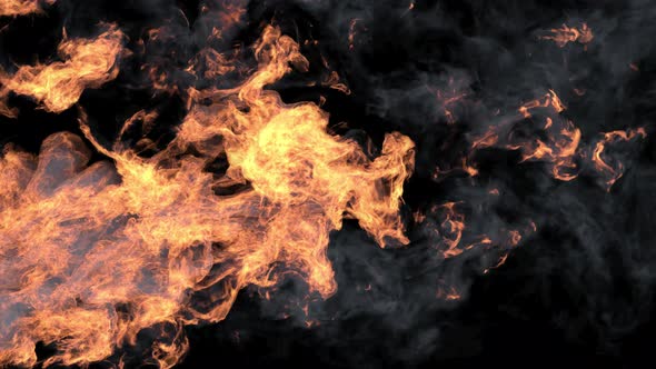 Fast Moving Fire, Backgrounds Motion Graphics ft. alpha & blast - Envato