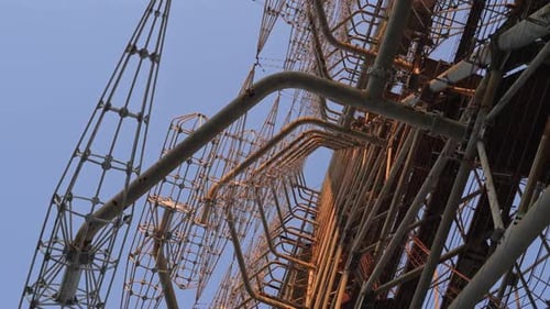 Duga Horizon Radar Systems in Chernobyl Ukraine