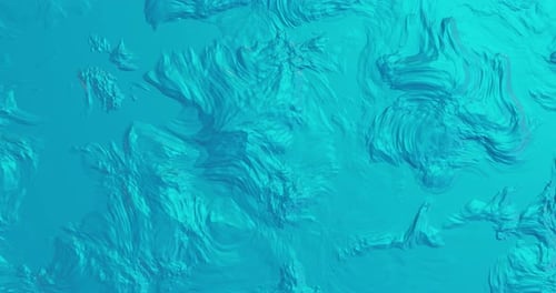 Abstrakte Flüssigkeit mit animierten Reflexionen. Wellen- und Wellenbewegung