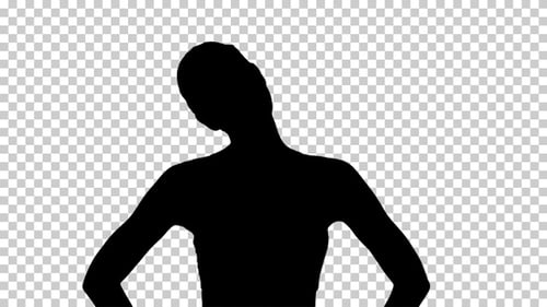 Silhouette warm up, Alpha Channel