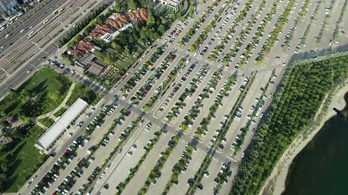 Aerial View of The Parking Lot