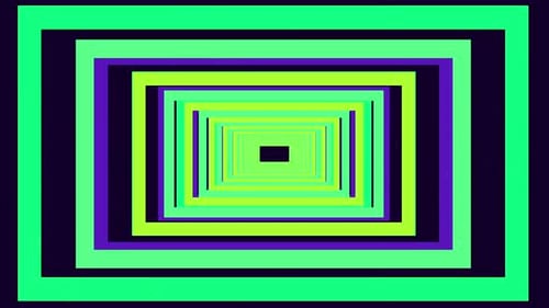 Beau fond de tunnel rectangulaire multicolore