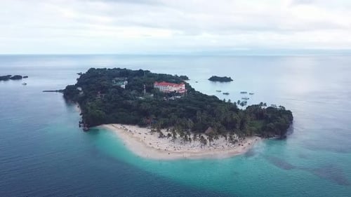 Drone Shoot Of Island In Dominican Republic The Bacardi Island In 60 Fps