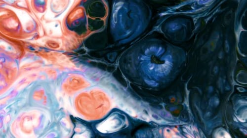 Abstract Colors Fluid Patterns Swirls