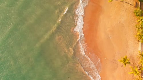 Leerer Meerblick von oben