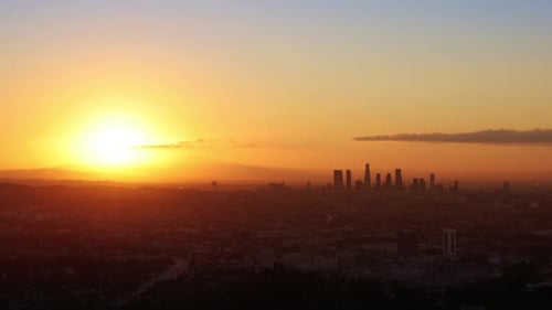 Los Angeles Sunrise Time Lapse