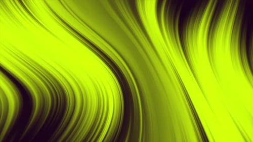 Abstract Yellow Color Liquid Background Loop