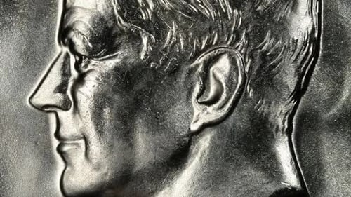 John Kennedy Portrait auf Silbermünze