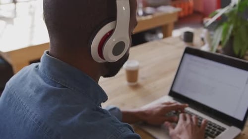 Young creative professional working in a modern office