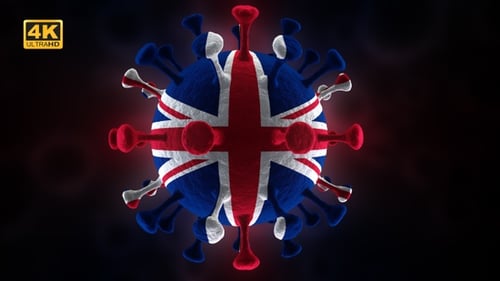 Covid-19 Corona UK Delta Lambda Strain Plus Variant - 4K