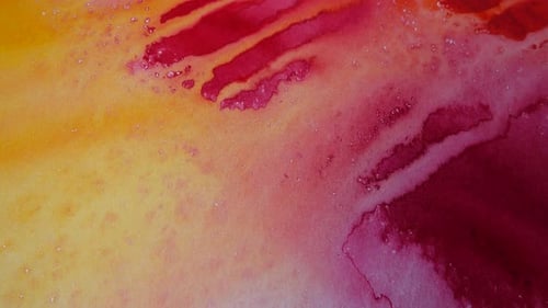 Abstract Watercolor Art with Vibrant Colors