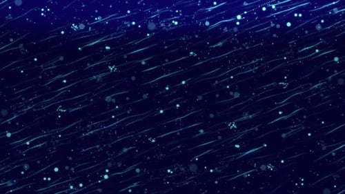 Blue Abstract Particle Background Loop