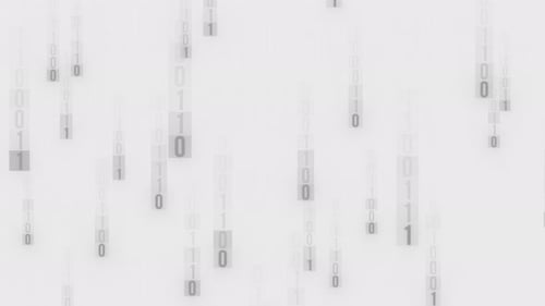 Códigos de números 0-1 caindo fundo abstrato