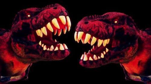 Scary Hell Dinosaur Vj Loop