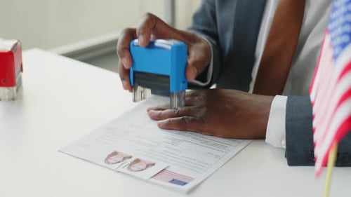 Document Approved with an Official Stamp