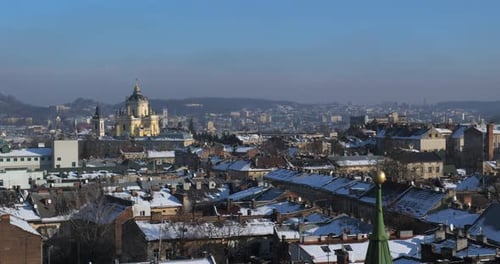 Panorama de la ville de Lviv
