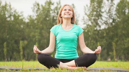 Young Woman is Relaxing