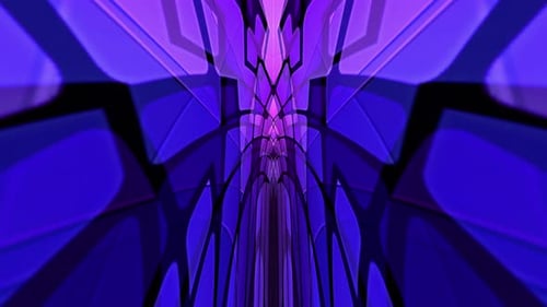 Technology Psychedelic Squares Tunnel