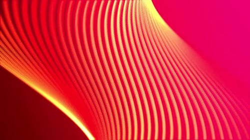 Dynamic Fluid Wave Lines Abstract Background Loop
