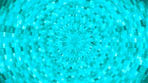 Broadcast Hi-Tech Glittering Abstract Patterns Tunnel 099