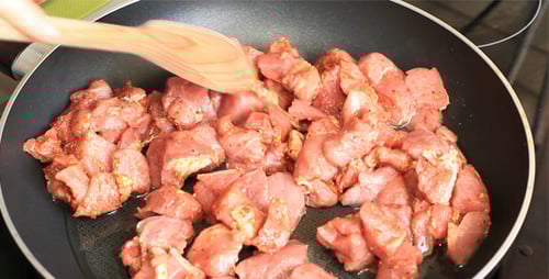 Preparação e fritura de corte de carne (pacote com 5)