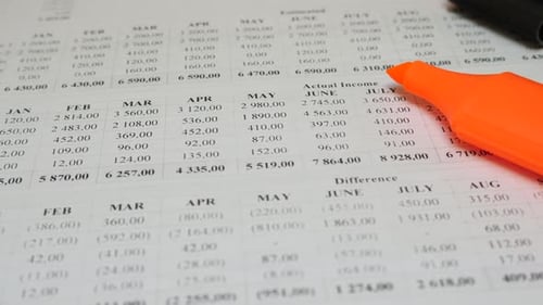 Paper Financial Account Document