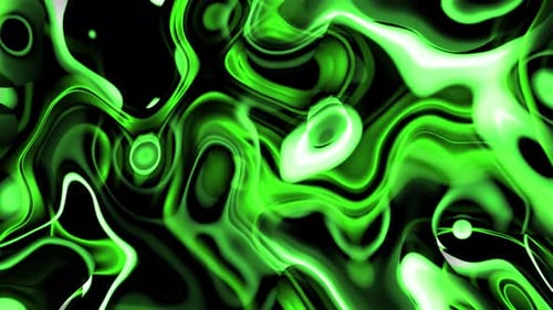 Abstract Green Colorful Texture Liquid Smooth Wavy Background