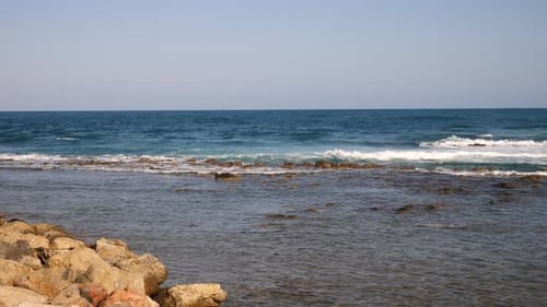 Panorama des Blauen Meeres