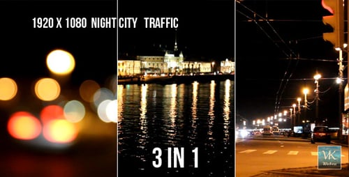 Nachtstadt - Verkehr 3 in 1