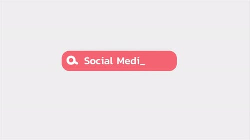 Social Media Marketing Search Bar Results 4K