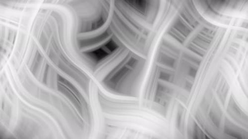 White Color Background Smooth Stripes Wave Animation