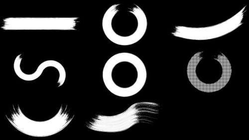 Animated Brush Stroke Reveals and Paint Wipe Transitions Pack