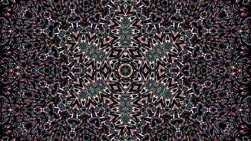 Abstract kaleidoscope shining beautiful red blue line smooth motion with shining light motion