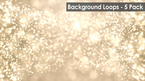 Particle Flow Motion Background (5 Pack)