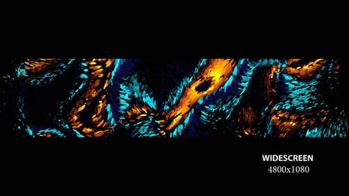 Vibrant Abstract Paint Strokes Fluid Motion Background