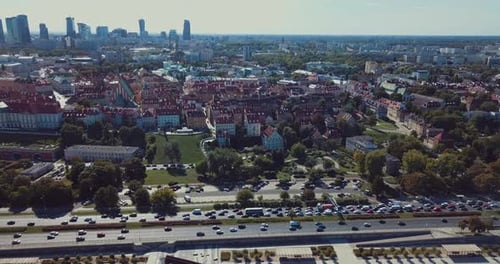 Aerial View Of Warsaw