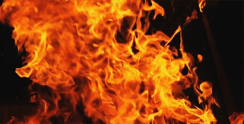 Wood Fire in the Dark 2