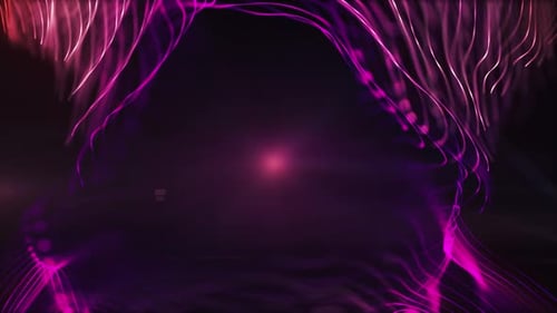 Abstract Particle Stream Logo Reveal Background