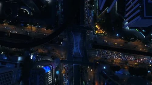 Kreuzung City Night