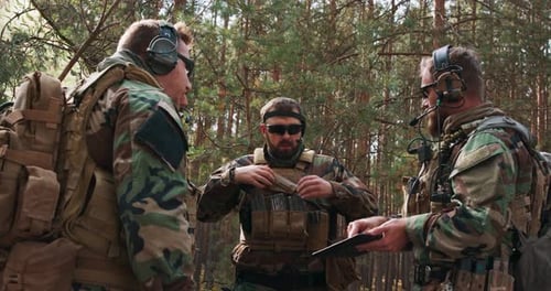 Tactical Team Planning in Forest with Tablet