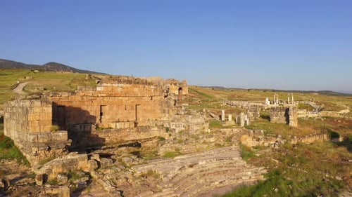 Ruines anciennes de Hiérapolis.